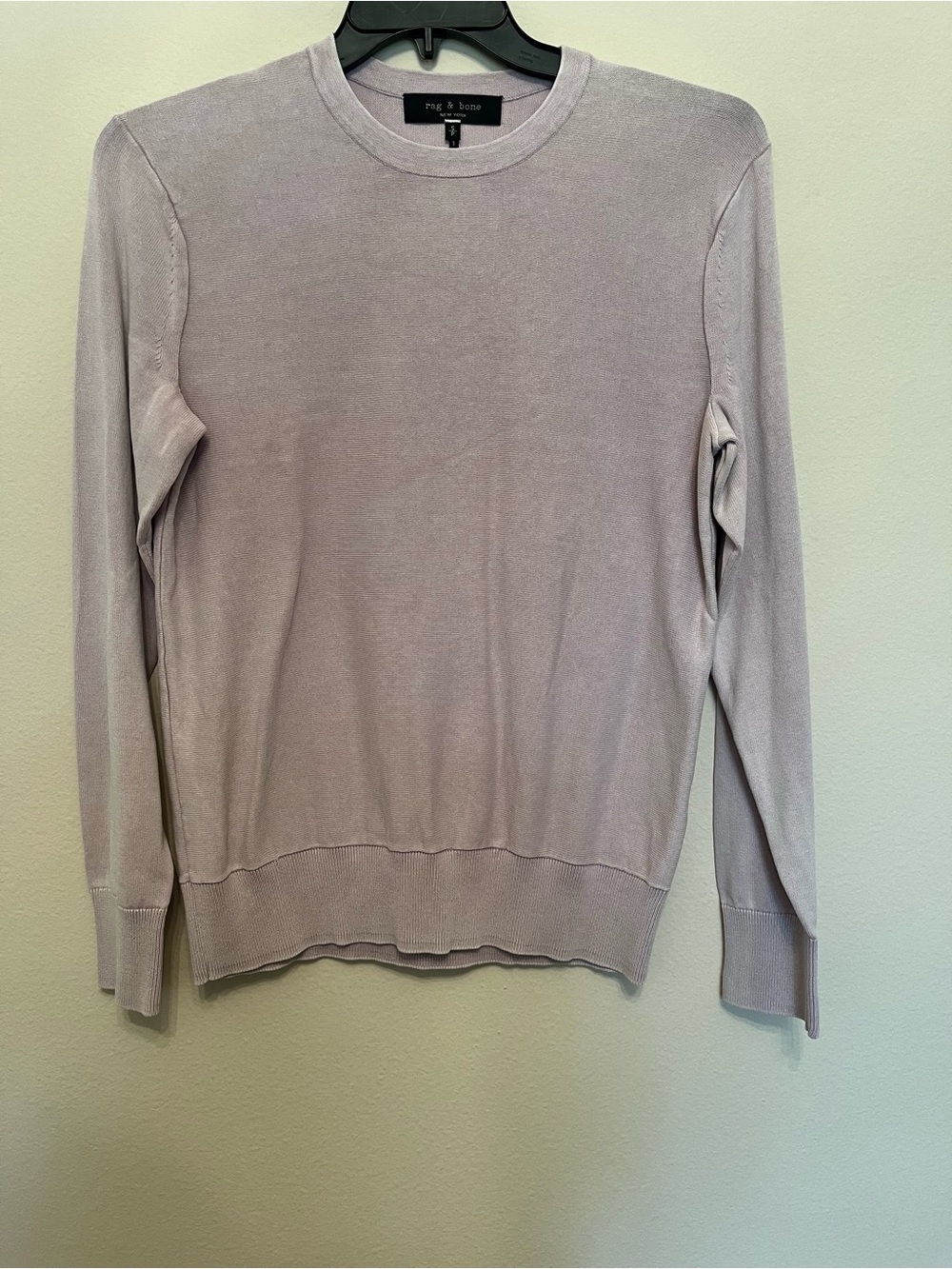 rag & bone Women’s soft Pink Crewneck Sweater